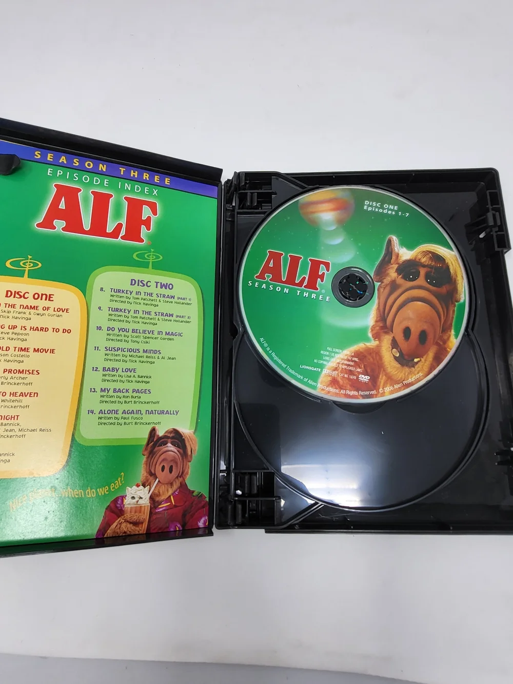 ALF DVD Box Set Seasons 1-4 - Colorful Spines (Blue, Yellow, Green, Purple)